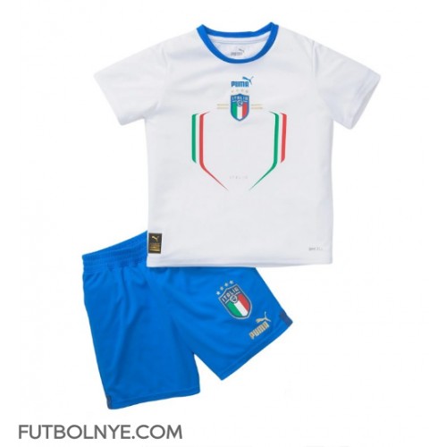 Camiseta Italia Visitante Equipación para niños 2022 manga corta (+ pantalones cortos)